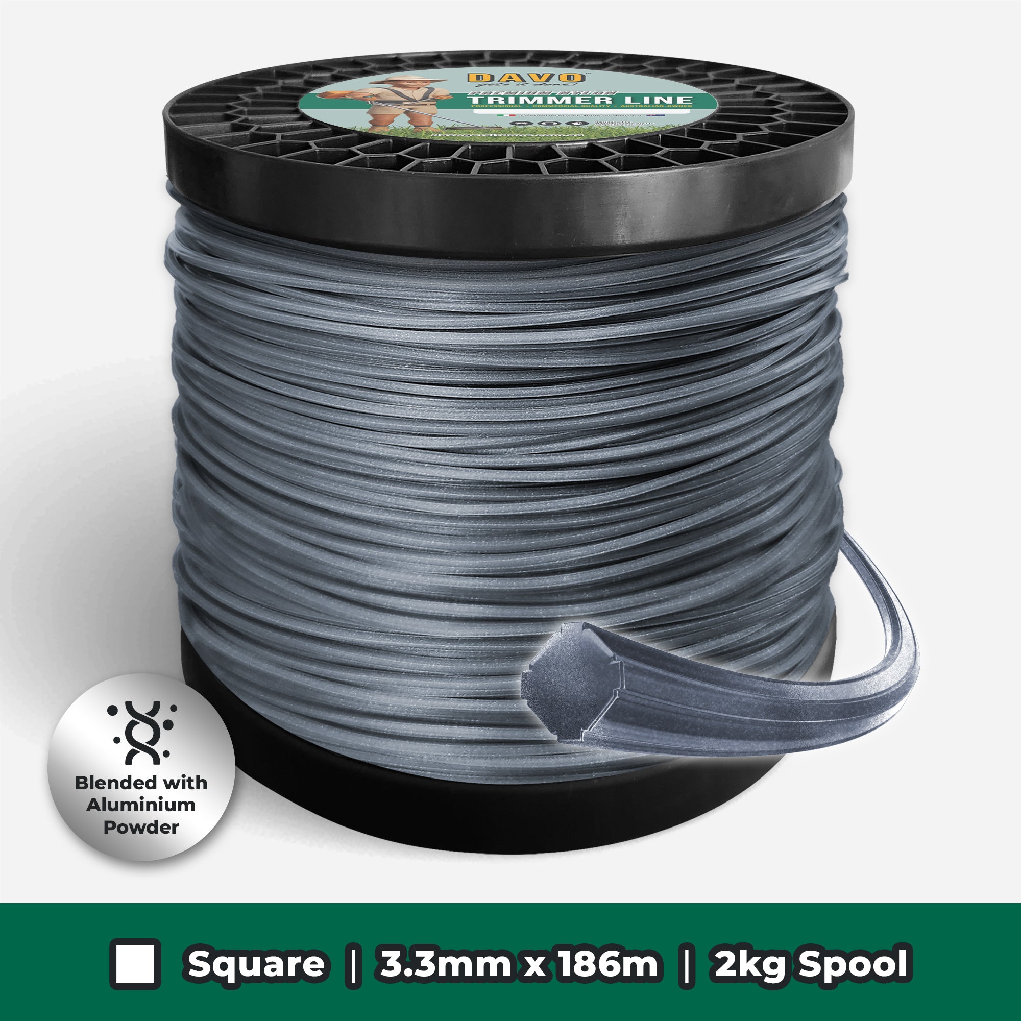 Aluminium Square Trimmer Line