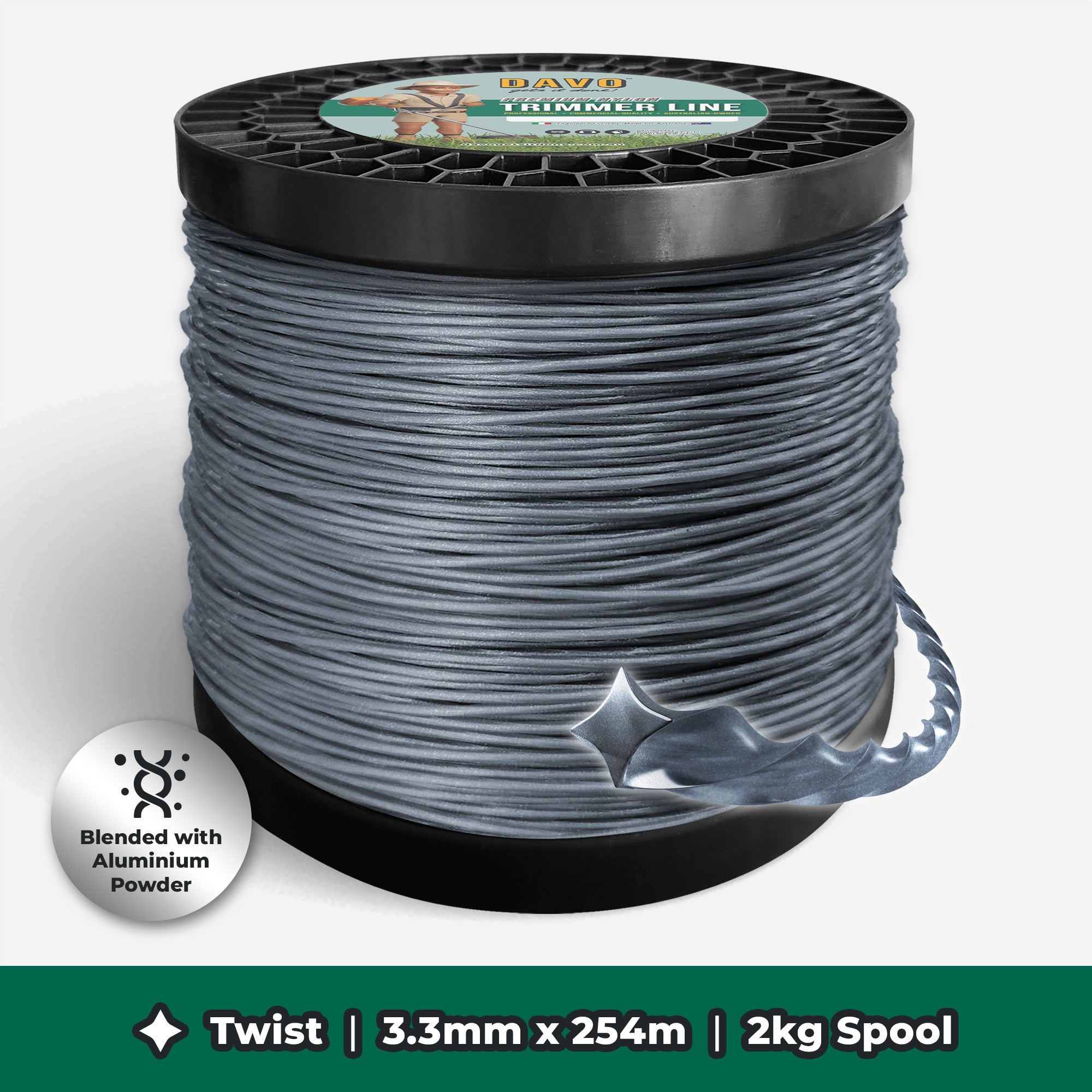 Aluminium Twist Trimmer Line