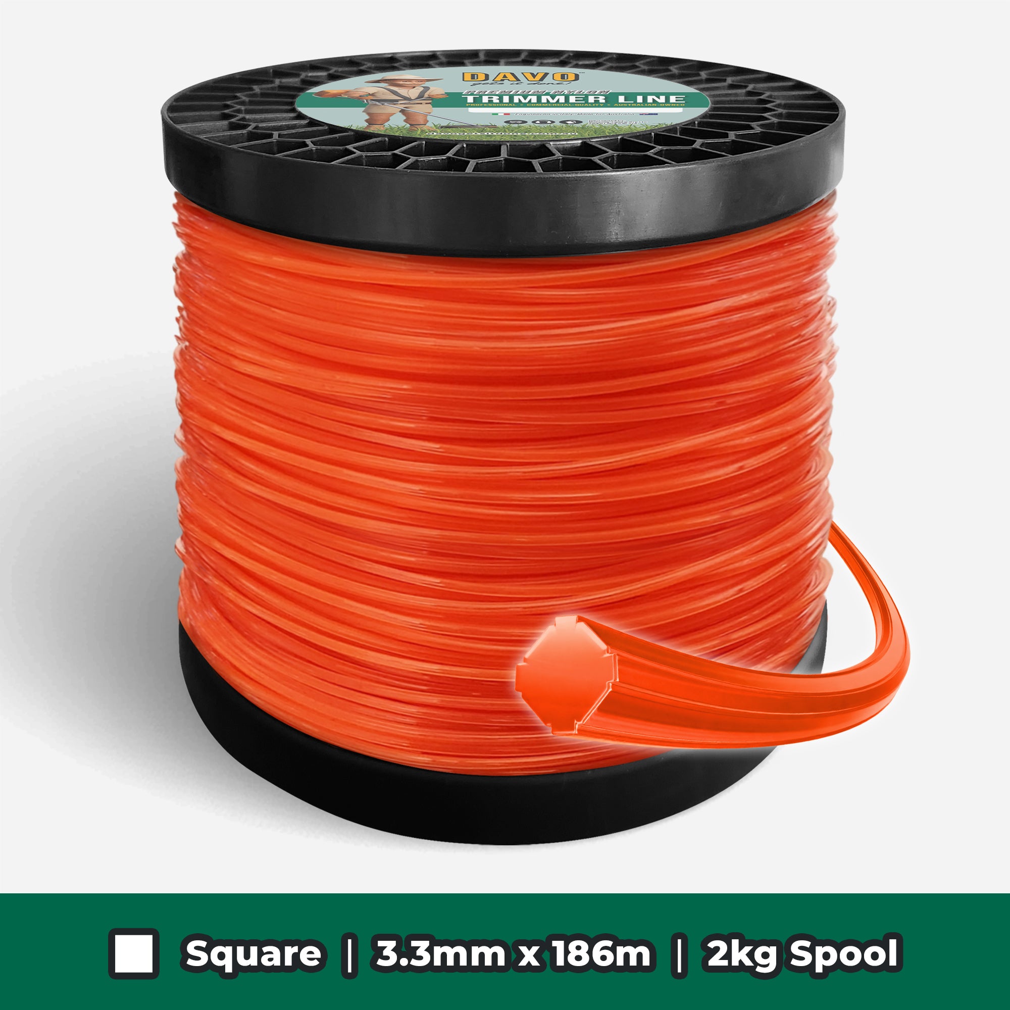 Square Whipper Snipper Trimmer Line