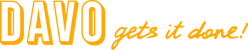 davo logo horizontal white